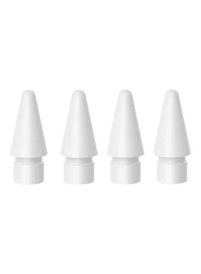 Buy 4-Piece Replacement Tips Set For Apple Pencil 1st And 2nd Generation in Saudi Arabia