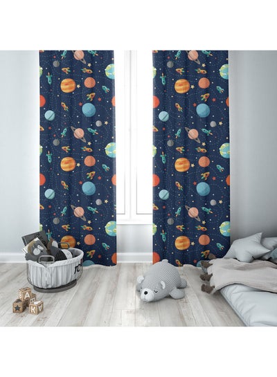 Buy kids Space Single Curtain 145*260 cm in Egypt