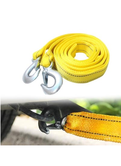 Buy Tow Strap with Hooks, Heavy Duty Tow Strap, Tow Ropes Metal Safety Hooks, Heavy Duty Recovery Rope for Vehicle Emergency Recovery, Tree Saver Winch Strap, Towing Accessory Universal, Max 10,000lbs in Saudi Arabia