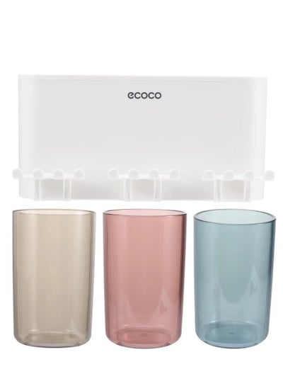 Buy Ecoco Multifunctional Toothbrush Holder with Cups in Egypt