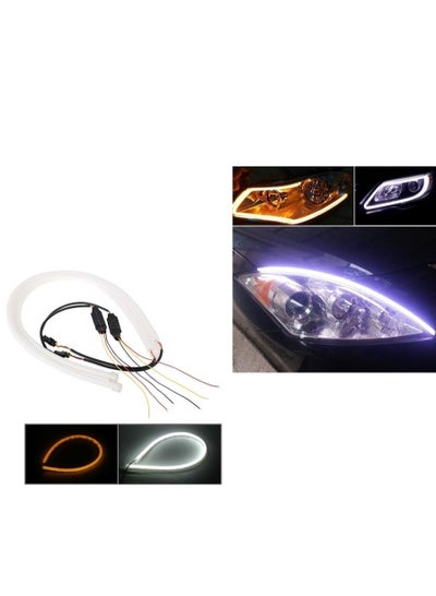 Buy 55cm Car Front/Rear LED Light Strip For Searchlights Sequential Illumination 2×30 in Egypt