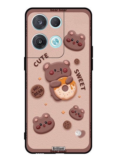 اشتري Protective Case Cover For Oppo Reno8 Pro 5G Cute Sweet Bear في السعودية