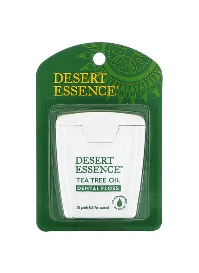 اشتري Desert Essence, Tea Tree Oil Dental Floss Waxed 50 Yds (45.7 m) في الامارات