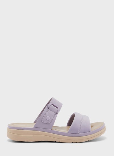 Buy Double Strap Flat Sandals in UAE