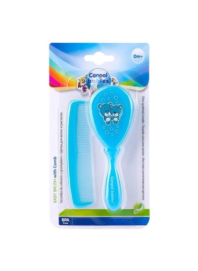Buy Canpol Babies Comb with Brush - 0+ Months - Blue in Egypt