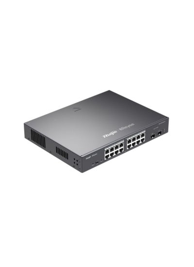 Buy Ruijie Reyee RG-ES218GC-P 18-Port Gigabit Smart POE Switch, 16 Gigabit RJ45 Ports including 16 POE/POE+ Ports, 2 SFP Slots,with 3 Years Warrant White in UAE