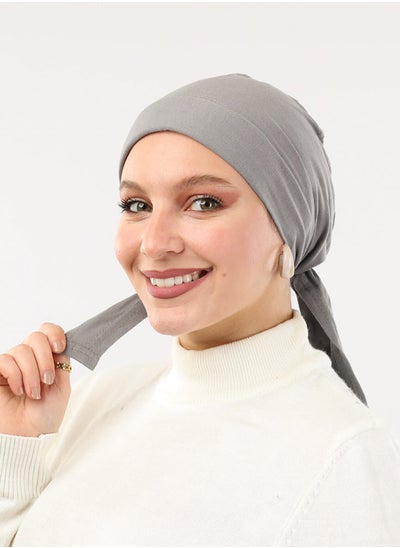 اشتري Padded Cotton Bonnet Grey For Women في مصر