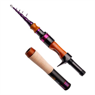 carbon fiber telescoping ultralight fishing rod Telescopic light telescopic rod collapses down to easily stash in a backpack Carbon Fiber Telescopic Fishing Rod