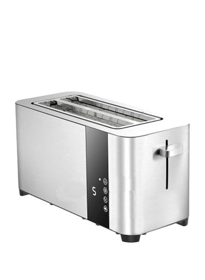 Buy MEBASHI Daily Collection Toaster – 1400W Stainless Steel 2-Slice Long Toaster with 3 Functions and 7 Browning Levels (ME-TST103) in UAE