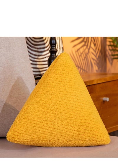 Buy Triangular Knot Pillow, Soft Knot Plush Throw Pillow Boucle Knot Shaped Pillows Knotted Long Decorative Throw Pillows Cushion for Couch Sofa Bed Room Decor in UAE