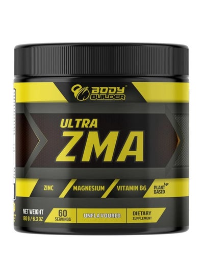 Buy Body Builder Ultra ZMA, Unflavored, 60 Servings - 180 gm in Saudi Arabia