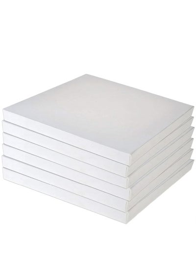 اشتري 5 Pcs A4 Size White Blank Canvas Board 20 x 30 CM في الامارات