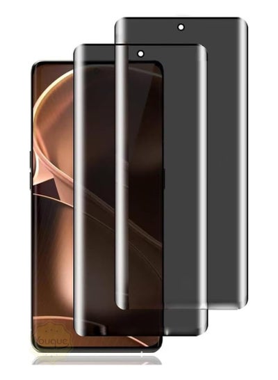Buy 2-Pack HD Full Privacy Anti-spy Anti-Peeping  Screen Protector Tempered Glass for Honor X9b in Saudi Arabia