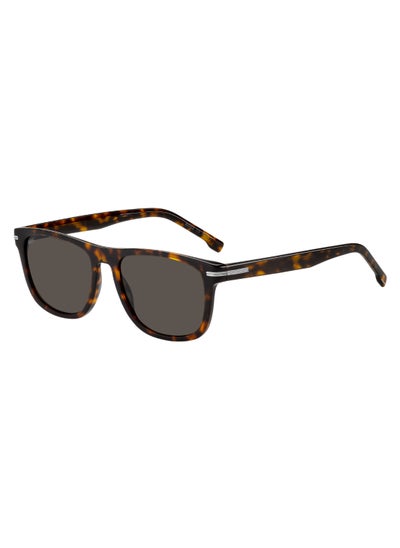 Buy Men's UV Protection Rectangular Shape Acetate Sunglasses BOSS 1626/S GREY 43 - Lens Size: 42.8 Mm - Hvn in Saudi Arabia