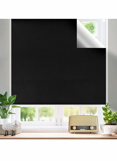 Buy Blackout Blind, Portable Blackout Blinds Stick On Window No Drill, Blackout Material Blinds Blackout Curtains for Bedroom Nursery Loft Travel RV Car（ 300x145cm ） in UAE