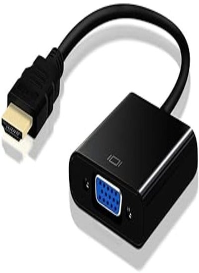 اشتري HDMI to VGA Cable Converter, Support Full HD 1080P for PC Computer PS3 PS4 Game Player HDMI Cable في مصر