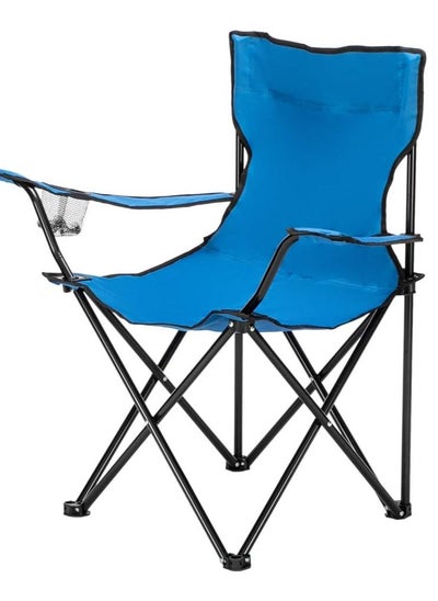 Buy Folding Beach Chair Foldable Camping Chair with Carry Bag for Adult, Lightweight Folding High Back Camping Chair for Outdoor Camp Beach Travel Picnic Hiking in UAE