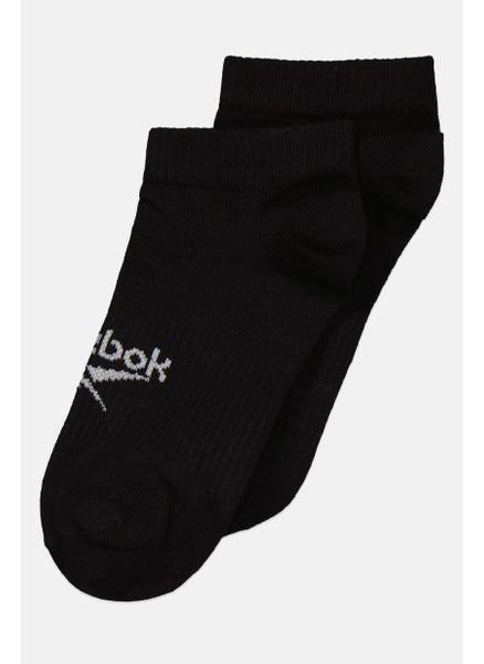 اشتري Men 1 Pair Brand Logo Low Cut Socks, Black Combo في الامارات