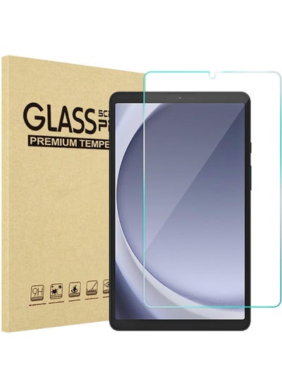 Buy Screen Protector for Samsung Galaxy Tab A9 8.7-Inch 2023 with Easy Installation Frame Tempered Glass Film HD Clear 1-Pack in UAE