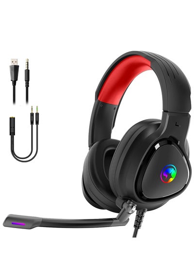 Buy HG8958 RGB Gaming Headset - Stereo Surround Sound With Volume Control in Earcups in Egypt