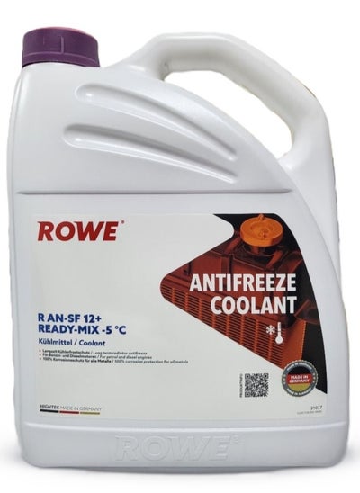 Buy HIGHTEC ANTIFREEZE R ANSF 12+ Ready Mix -5°C -Exp -5 Ltr. - Red/Pink in UAE