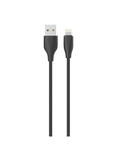 Buy Celebrat CB-31 Portable USB To Lightning Fast Charge And Data Transmission Cable With Flat wire Design And Practical Fits Iphone 3A /480mbps /1M - Black in Egypt