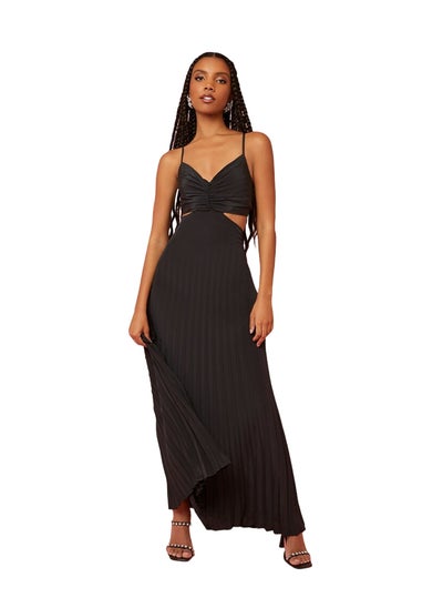 Buy Pleated Cutout Maxi Dress in Egypt