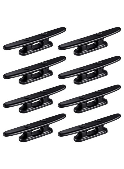 Buy Black Boat Cleat Kayak Cleats Boat Dock Cleats Boat Kayak Canoe Cleat 4 Inch Black Strong Nylon Cleats for Boat Mooring Accessories Beach Lake Maritime Decor (8 Pieces) in Saudi Arabia