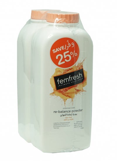 Buy Fem Fresh Rebalancing Powder 2 * 200 ml - 25% discount in Saudi Arabia