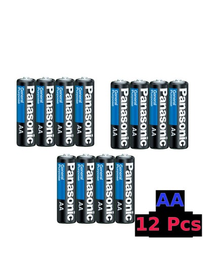 Buy 12 Pcs General Purpose AA Battery in Saudi Arabia