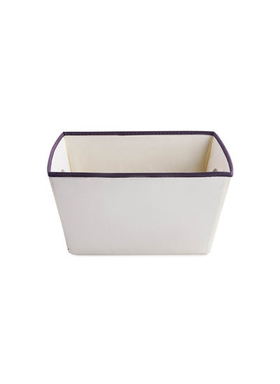 Buy Caleby Storage Box 26x33x19cm - Beige in UAE