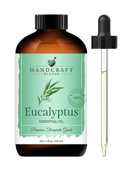 Buy Eucalyptus Essential Oil 100% Pure & Natural Premium Therapeutic Grade with Premium Glass Dropper - Huge 4 fl. Oz in UAE