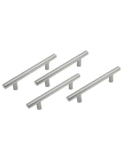 اشتري Robustline Highly Quality Metal Drawer Pull Handle - Cupboard Handle (Pack of 4) Silver - 10MM X 128MM - 161 في الامارات