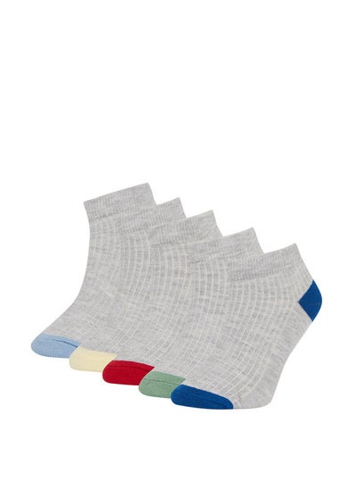 Buy Boy Low Cut Low Cut Socks - 5 Pieces in Egypt