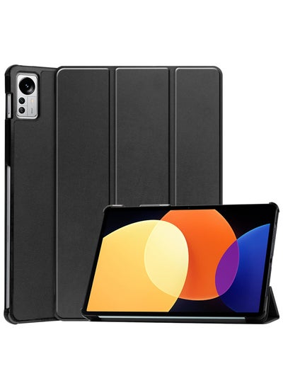 اشتري Protective Flip Case For Xiaomi Pad 5 Pro 12.4 With Trifold Stand Auto Wake Sleep Shockproof Cover في الامارات