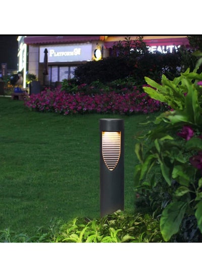 اشتري 2 Pack Solar Garden Light Waterproof LED Garden Lawn Lamp Modern Solar Led Light Outdoor Courtyard Villa Decoration Landscape Lawn Bollards Light Warm في الامارات