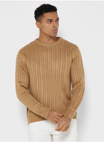 Buy Cable Knit Sweater in Saudi Arabia