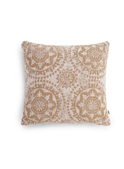 اشتري Ethena Filled cushion 50x50cm - Beige في الامارات