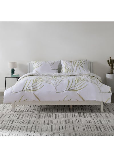 Buy Lavish Botan Printed Cotton 3-Pieces Twin Comforter Set 220 x 160 cm in UAE