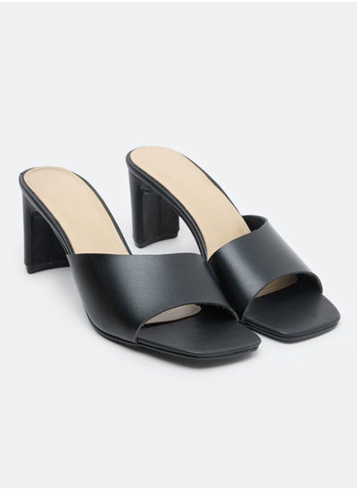 Buy Curved Mid Heel Mule in Egypt