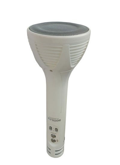 Buy SONILEX SL-BS269 Karaoke Bluetooth Handheld Mic for Singing with Speaker (White) in UAE