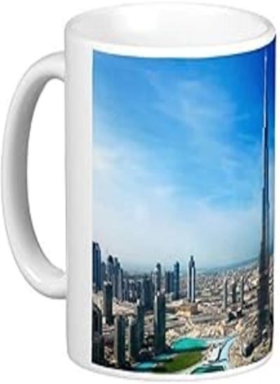 اشتري Burj Khalifa White Ceramic Mug في مصر