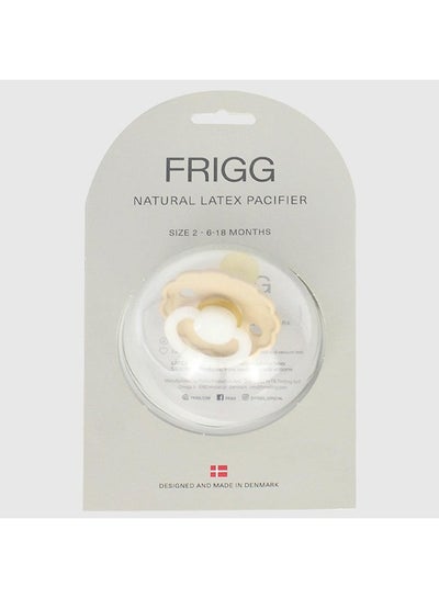 Buy Frigg Daisy Natural Latex Pacifier 6-18 Months (Croissant Night Pack) in Egypt