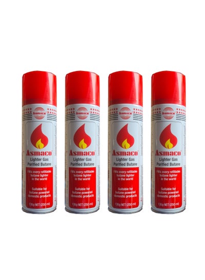 Buy 4 Pieces of Purified Butane Lighter Gas for Any Type of Lighter Reflling with Multiple Nozle Heads in Saudi Arabia