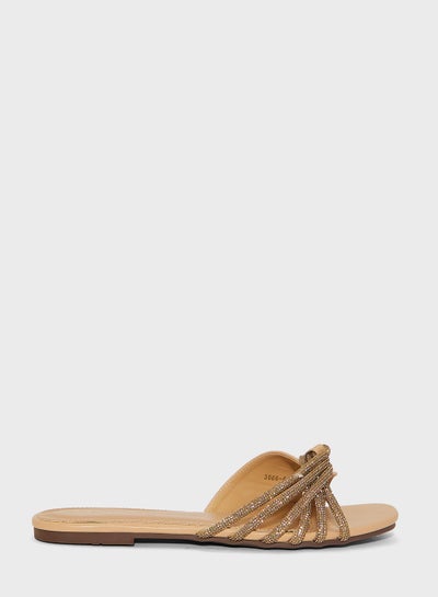 Buy Jewelled  Flat Sandals in UAE