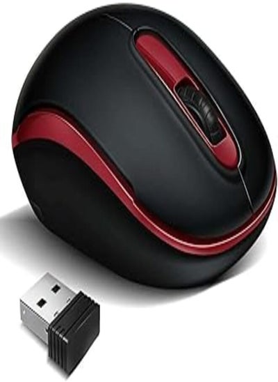 Buy Wireless Mouse 2.4G Slim Portable Laptop Mice Optical Mouse - connection up to 10M - Fit Your Hand Nicely for Laptop - PC (X1044) in Egypt