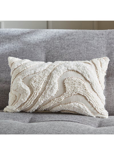 Buy Petra Tufted Filled Cushion 50 x 30 cm in UAE