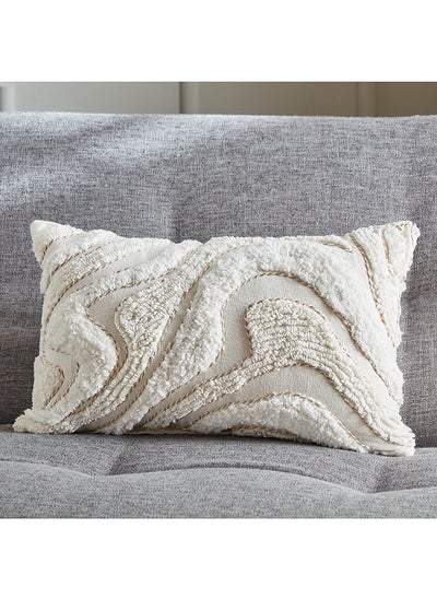 Buy Petra Tufted Filled Cushion 50 x 30 cm in UAE