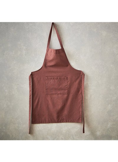 Buy Home Box Atlanta Cotton Solid Apron 90 x 60 cm in UAE