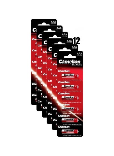 Buy Camelion AAA Plus Alkaline Battery (Pack of 6) 12 Packs in Egypt